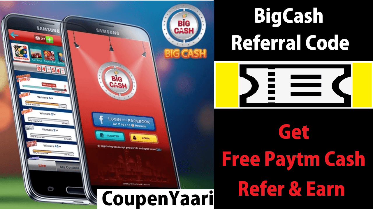 Download APK BigCash Referral Code Earn Free Paytm Cash ₹15/Refer