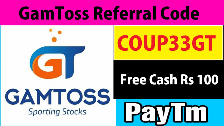 Download APK Gamtoss Referral Code Get Free ₹100 Cash