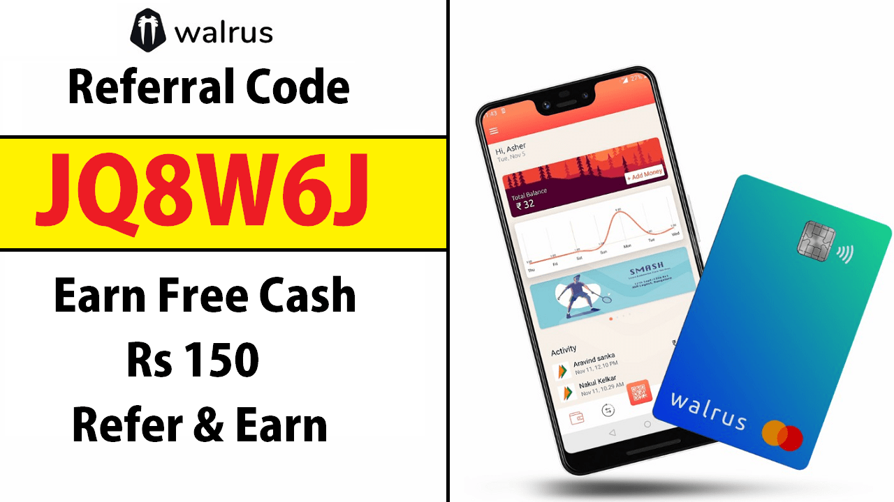 Download APK Walrus Referral Code Earn Free Rs 150 Cash