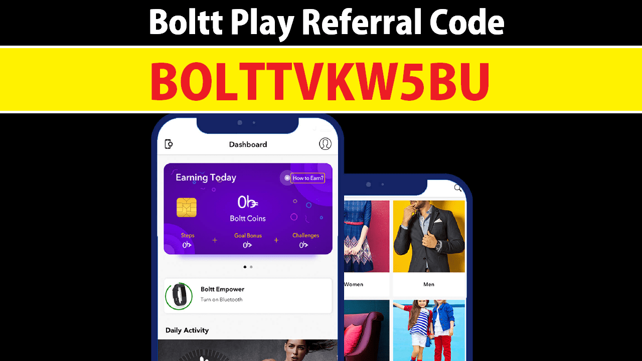 Boltt Play Referral Code BOLTTVKW5BU Free Coins & Rewards