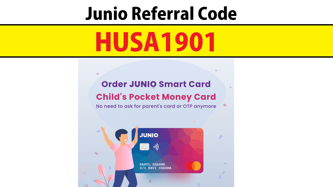 Junio Referral Code HUSA1901 Upto Rs 1000 Cash Rewards