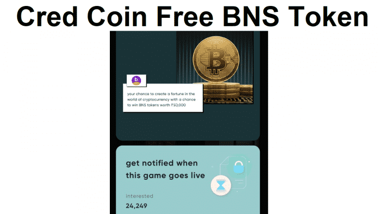 CRED Coin BnsPay Token Buy Offer FREE BNS Tokens