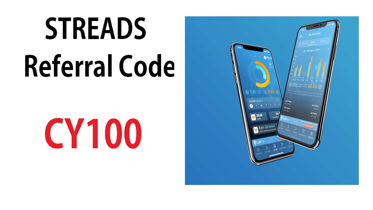 STREADS Referral Code CY100 Free Coins Earn Rewards