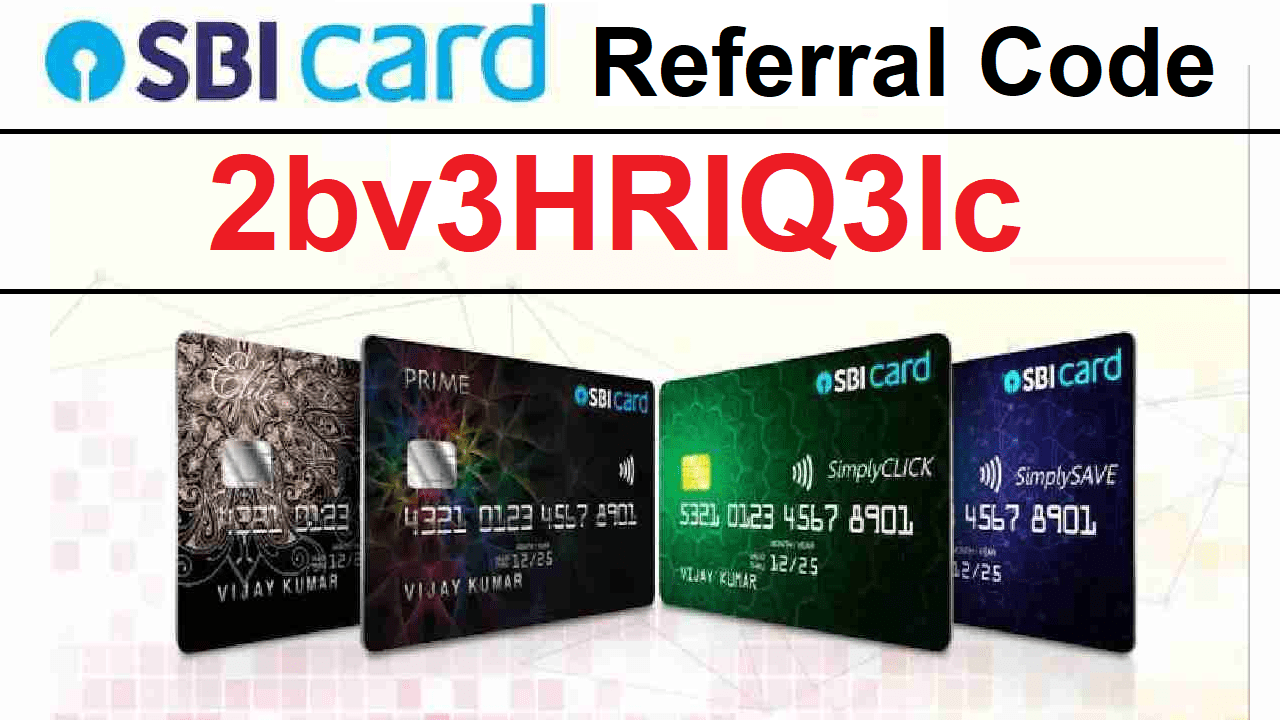 SBI Credit Card Referral Code Earn Vouchers Upto ₹25,000