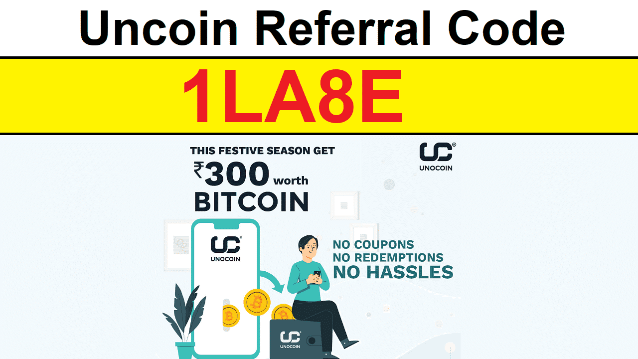 Unocoin Referral Code Free BitCoin Rs 300 + Refer & Earn