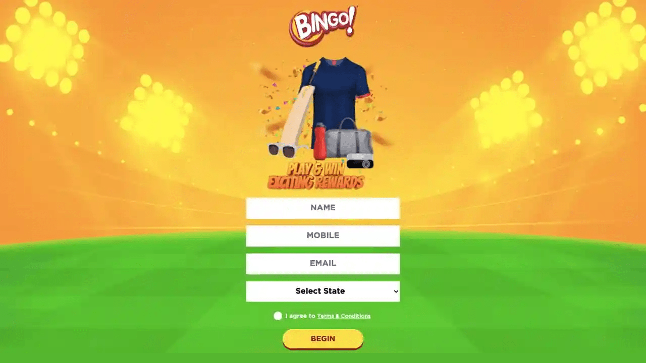 BingoOffer.in Cricket Match Play Win Free Goodies