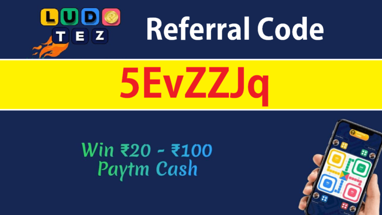 Download APK Ludo Tez Referral Code Earn Free ₹20 Paytm