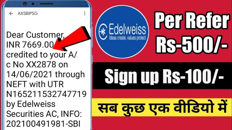 Edelweiss Referral Code Earn Free Shopping Voucher ₹500
