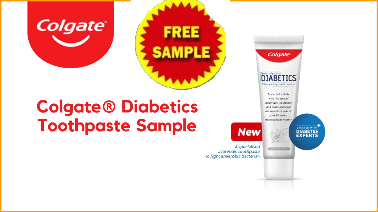 Free Sample Colgate Diabetics Toothpaste
