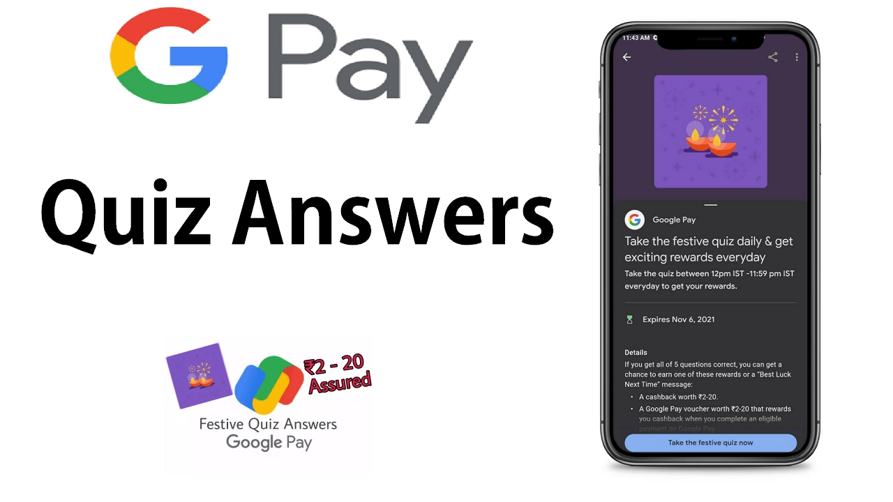 Google Pay Quiz Answer Today 3rd November 2021