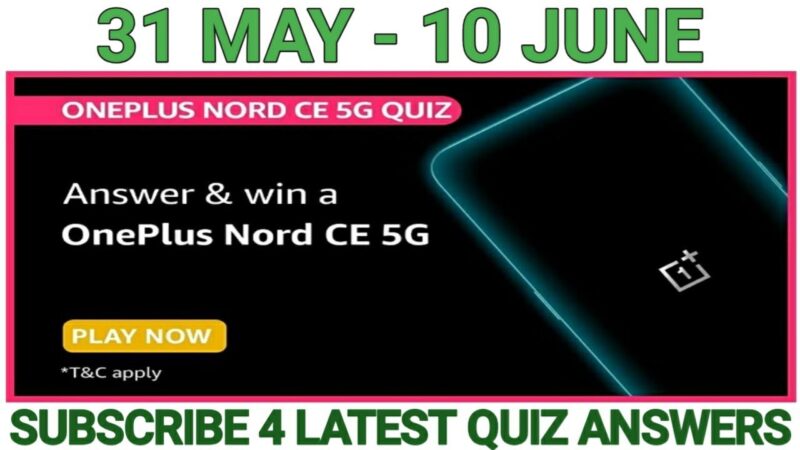 {Answer Added}Amazon OnePlus Maze Quiz Answers