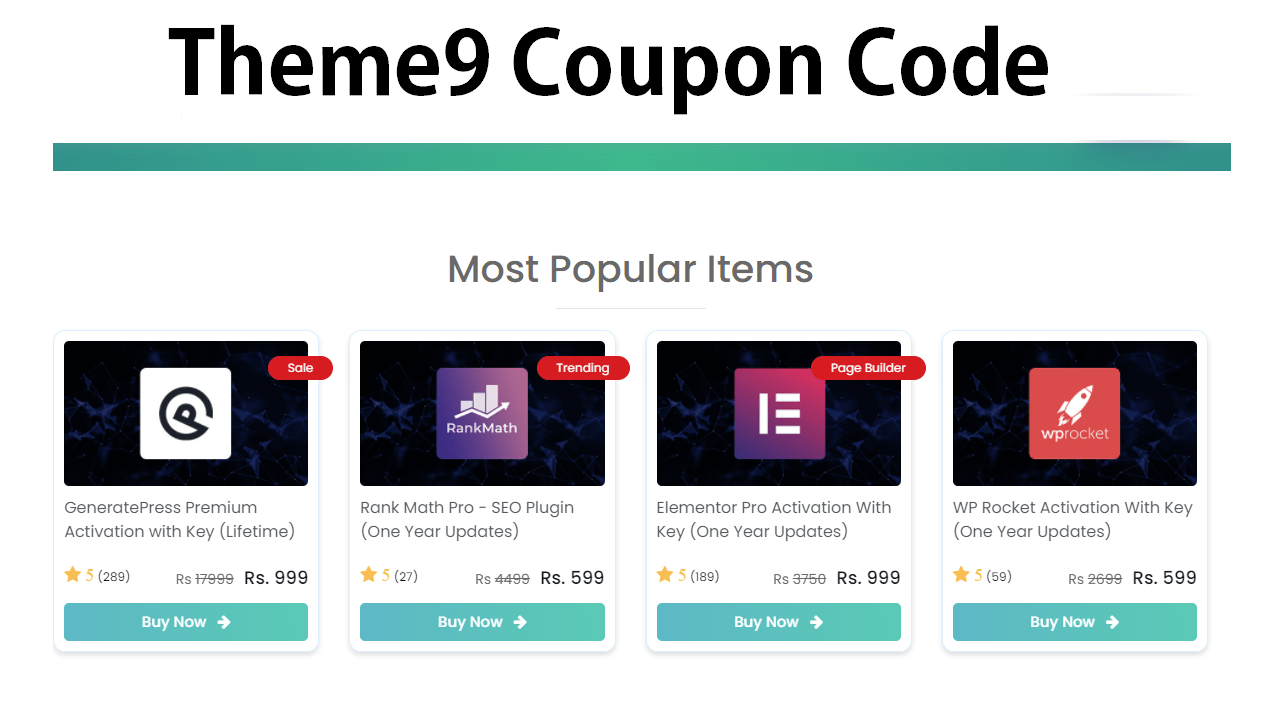 Theme9 Coupon Code to Get Instant Discount