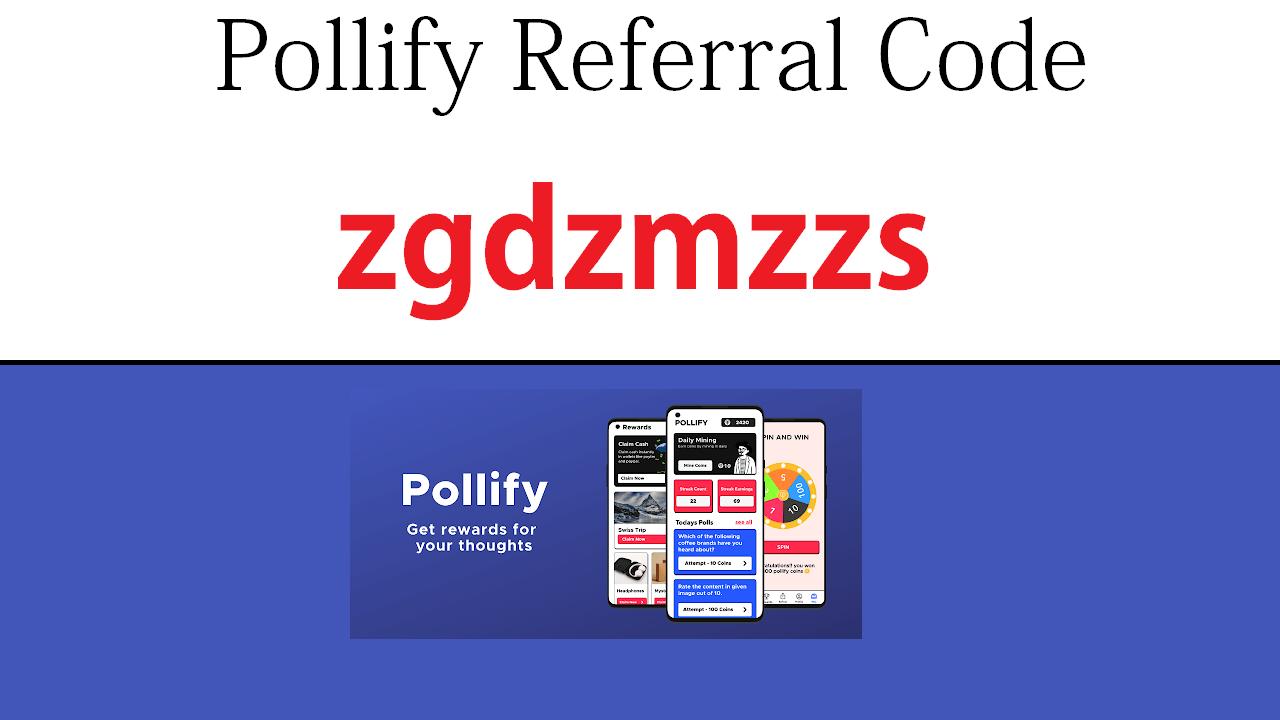 Download Pollify Referral Code Earn Free ₹100 Paytm Cash