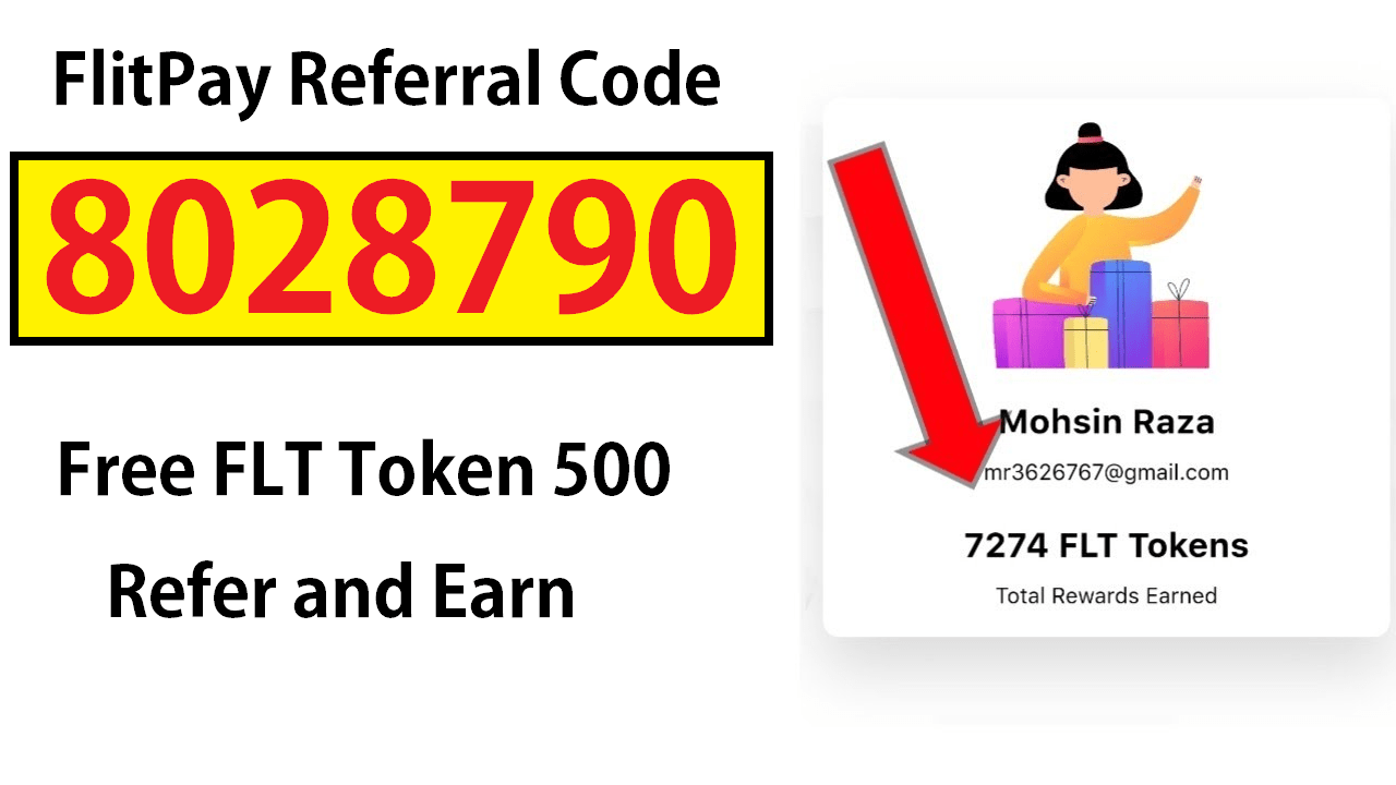 Flitpay Referral Code 8028790 Earn Free 500 FLT Tokens