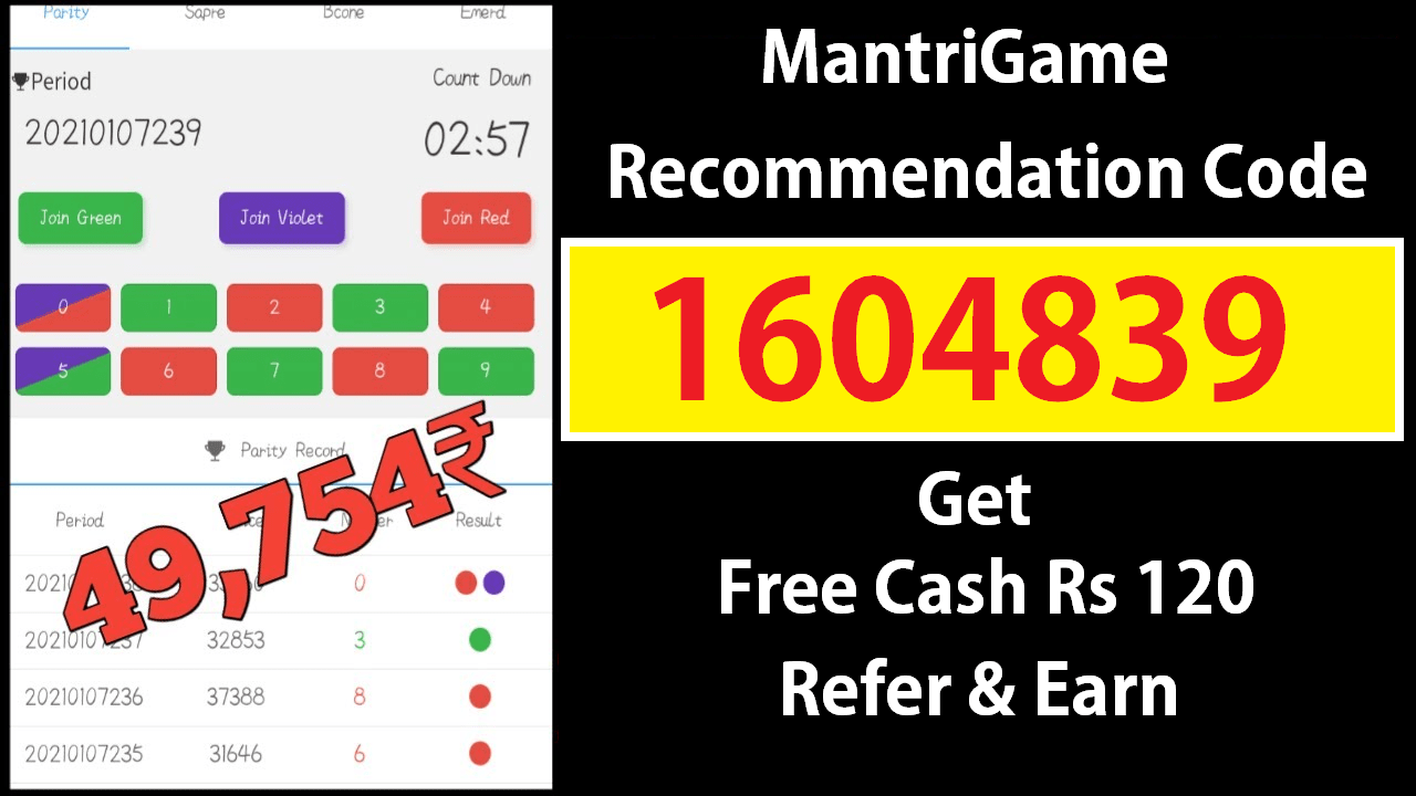 Download APK MantriGame Recommendation Code 1604839