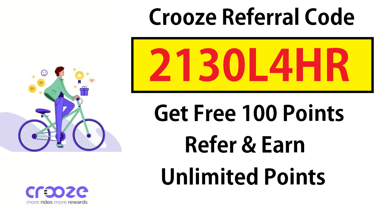 Download Crooze Referral Code 2130L4HR Earn Free Points