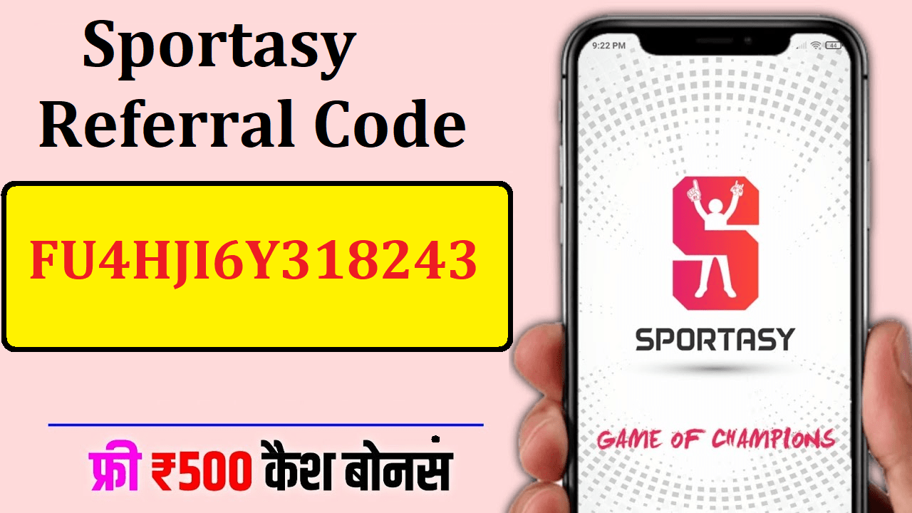 Download APK Sportasy Referral Code Earn Free ₹500