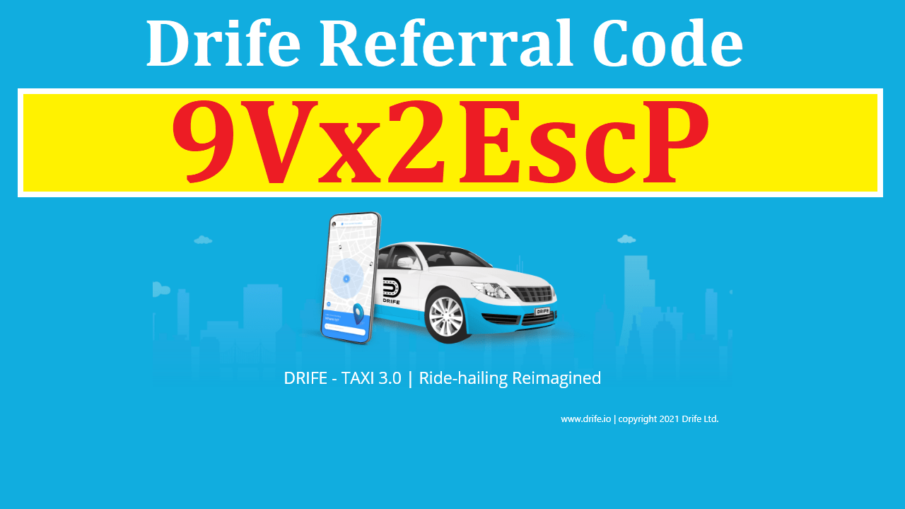 Drife Referral Code ₹250 FREE ride for first booking Taxi 3.0