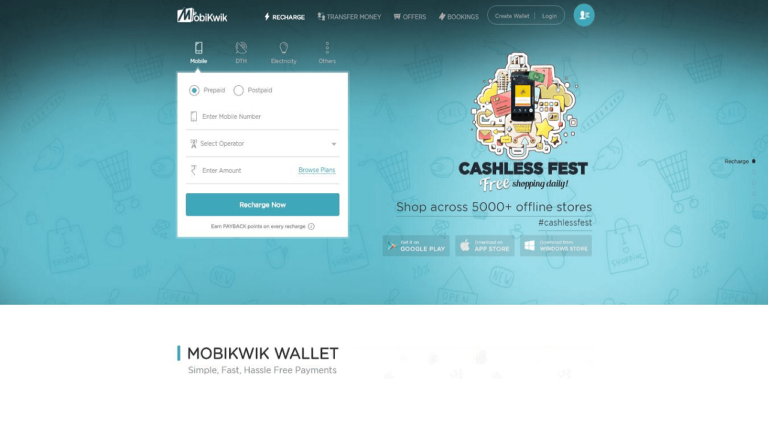Mobikwik Cashless Fest Free Shopping Daily