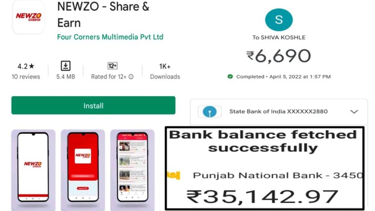 Download APK Newzo App Earn Free Rs 10 Paytm