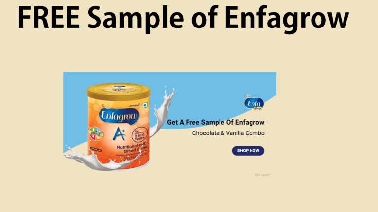 Free Sample Loot Enfagrow A+ Nutritional Powder for 2-6 Year Kids