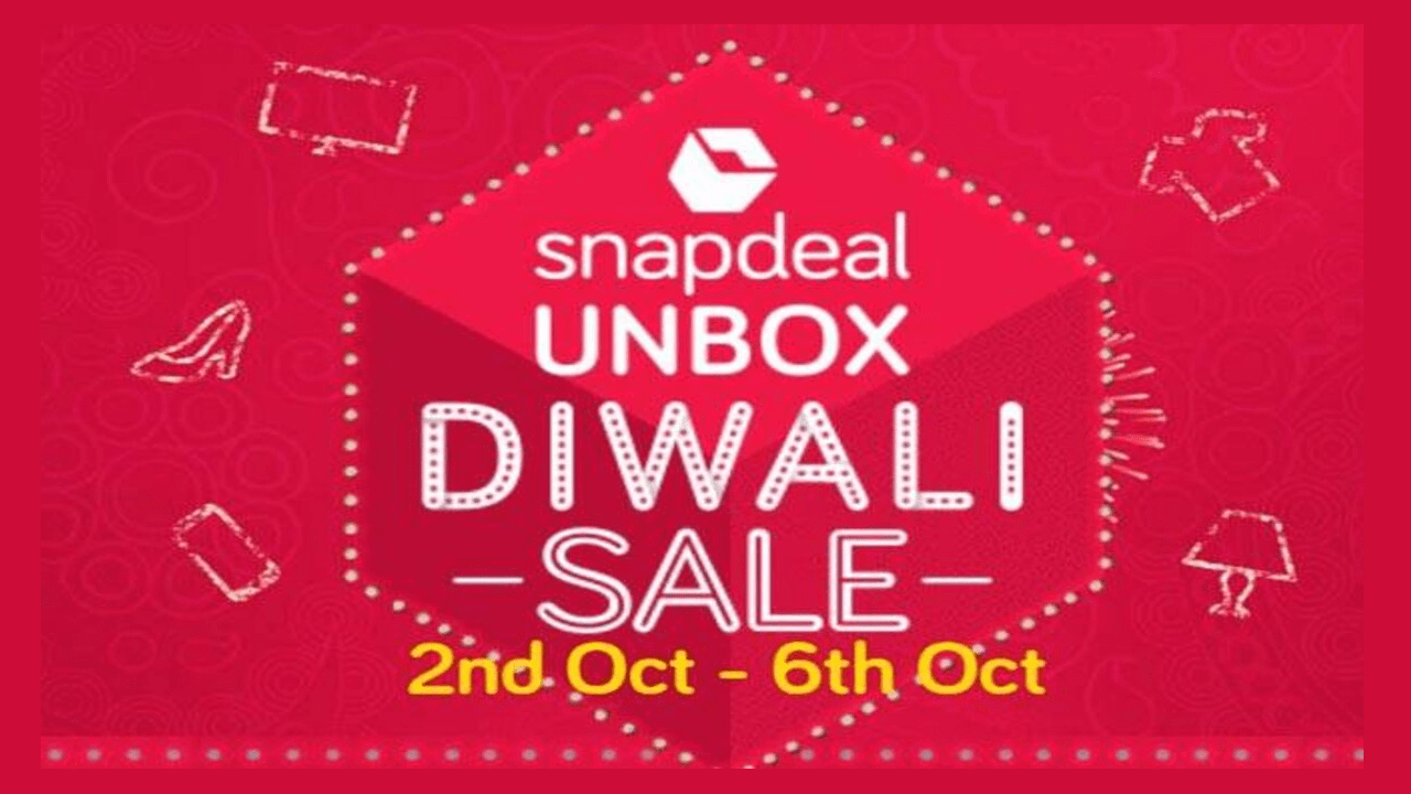 Snapdeal Unbox Diwali Sale and Deals {12th - 14th October 2022}