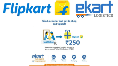 EKart Courier Offer Get Free Flipkart Gift Voucher worth Rs 250