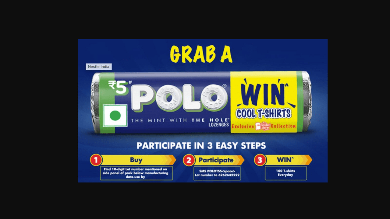Polo Win Cool T-Shirts LOT Code Added Send SMS