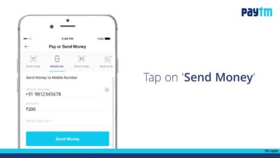 Paytm Send Money to 10 People & Win upto Rs 1 Lakh Cashback