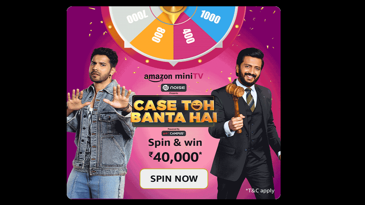 Amazon miniTV Case Toh Banta Hai Spin & Win ₹40000