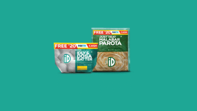 Paytm Free Cash Buying iD Fresh Food Free Rs. 20