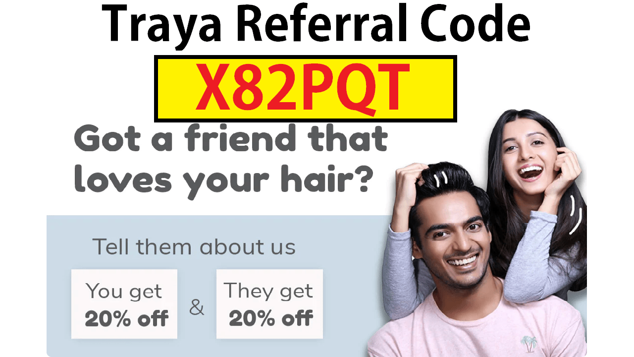 Traya Referral Code X82PQT Get Free 20% OFF on First Order