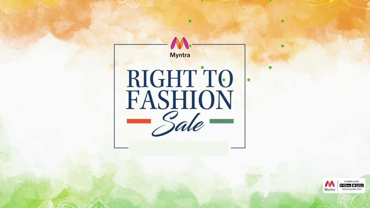 Myntra Right to Fashion Sale Independence Day 2022