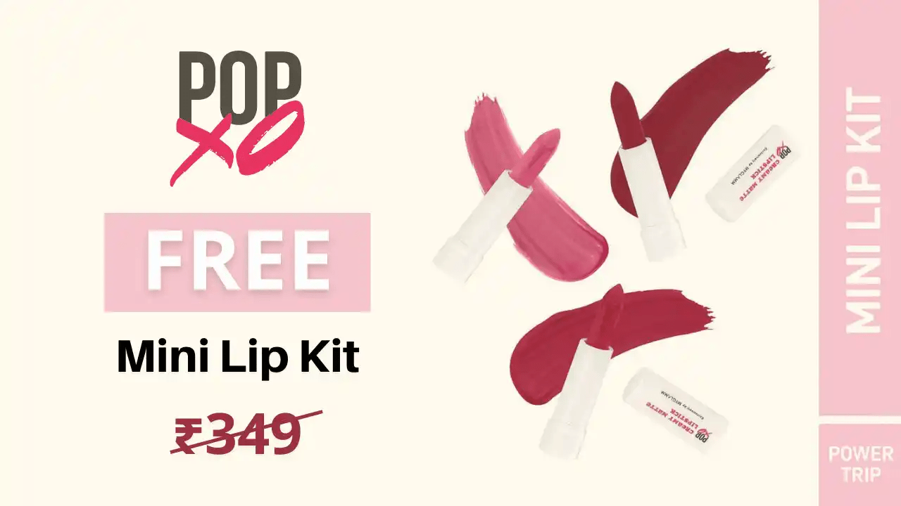 How to Get Free Sample Popxo Lipstick Mini Pack of 3 Survey