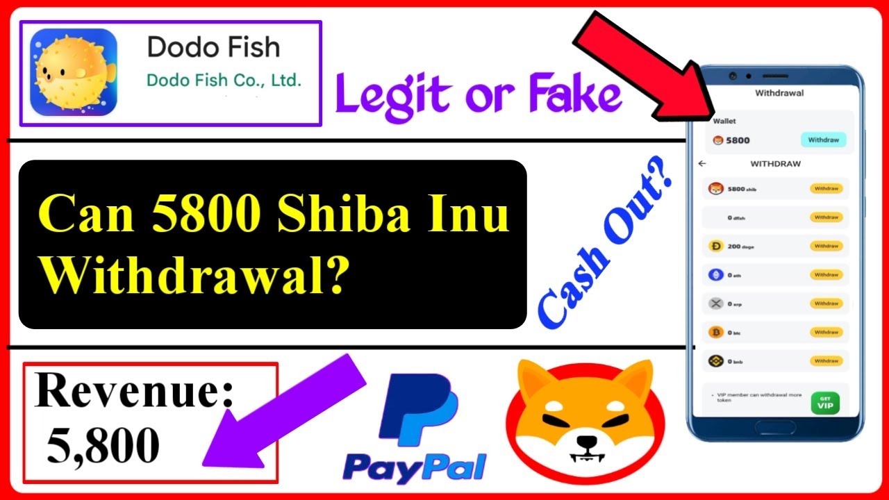 Download APK Dodo Fish App Get Free 3000 SHIB Token