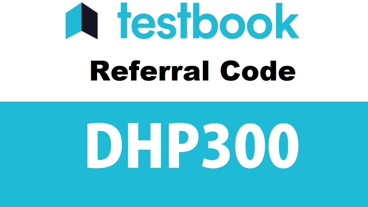 Testbook Referral Code DHP300 Get Free ₹40 Paytm Earn