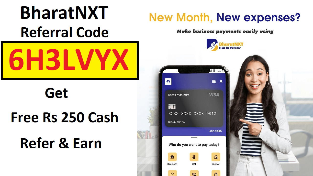BharatNXT Referral Code Get Free Rs 250 Cash Bonus