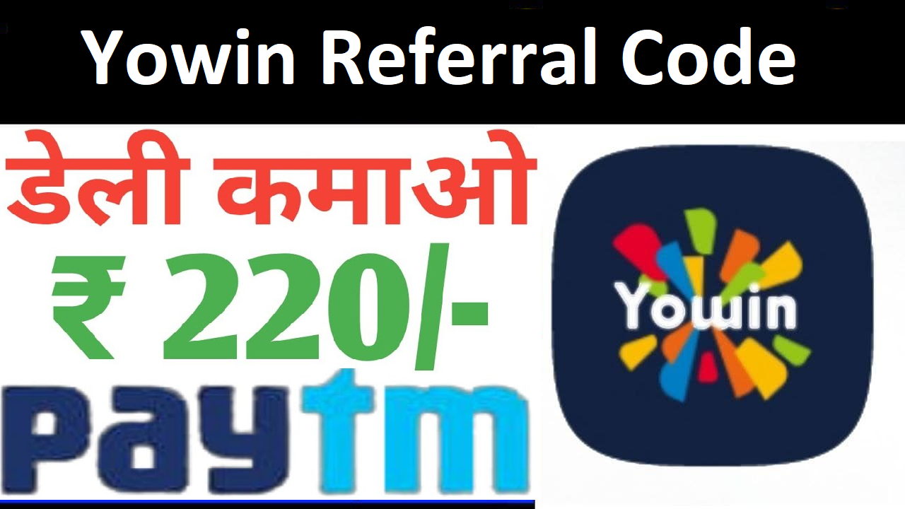 Download APK Yowin Referral Code Get Free ₹11