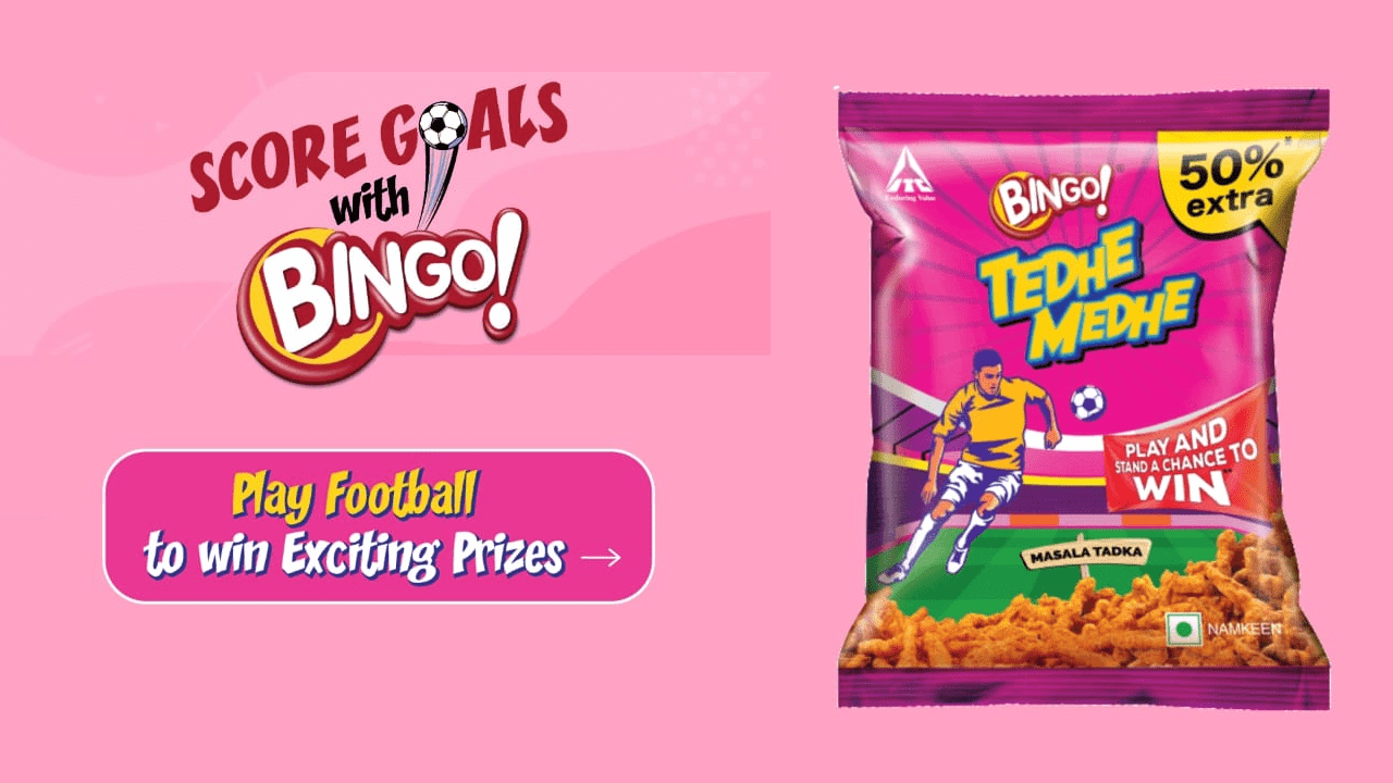Bingo Tedhe Medhe Football Game Win Free Gifts