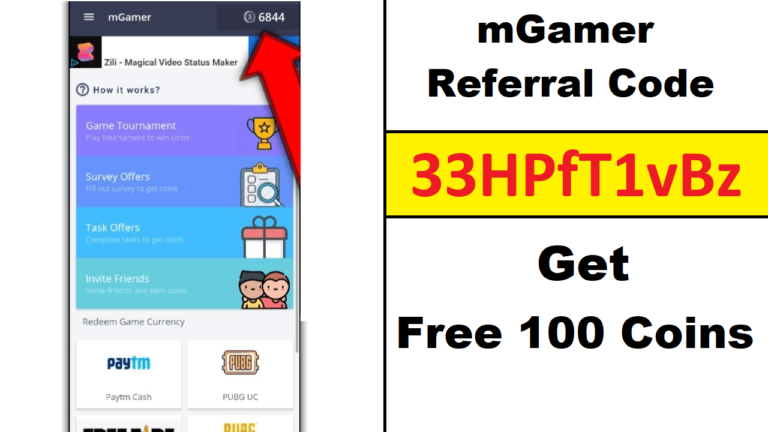 Download APK mGamer Referral Code Get Free ₹250 Paytm