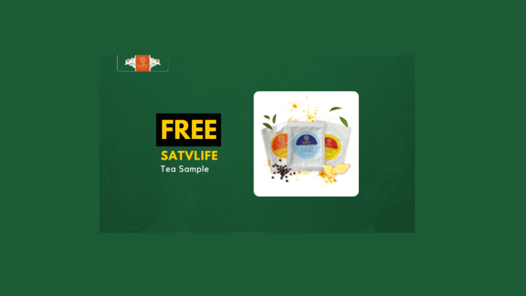 How to Get Free Sample of Satvlife Pack of 3