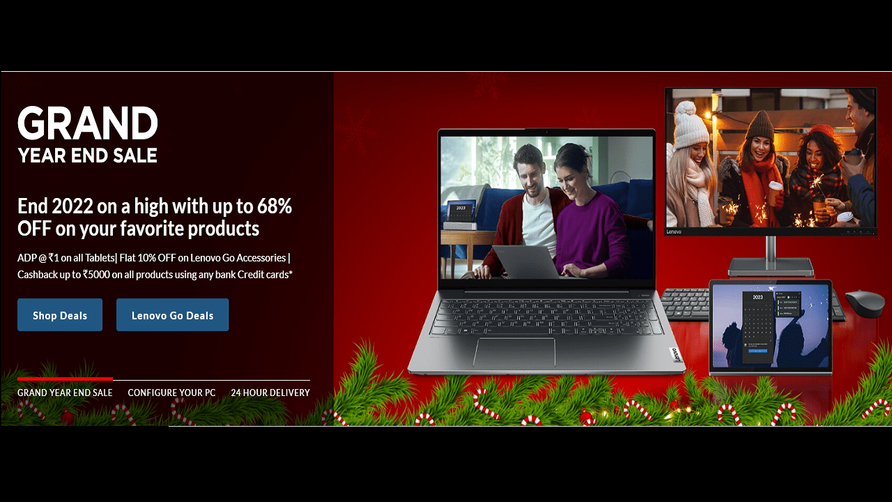 Lenovo Grand Year End Sale 2022 Up to 68% OFF