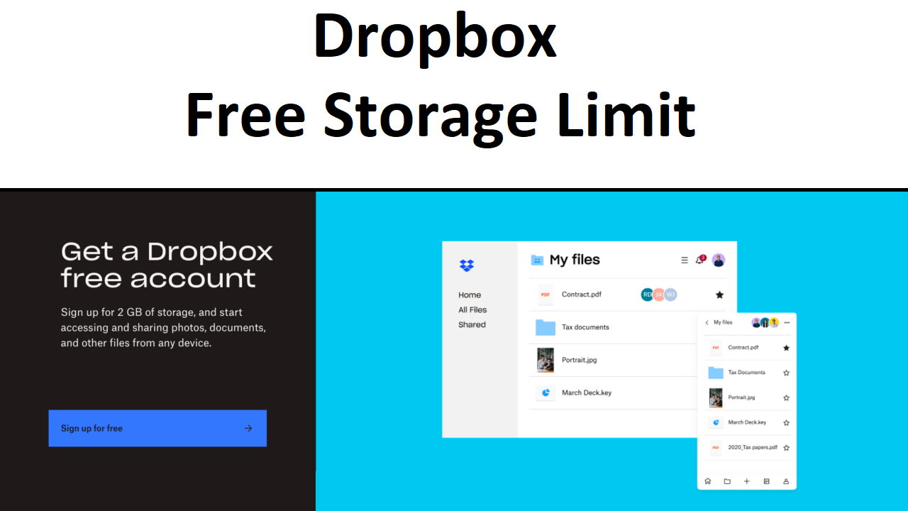 Dropbox Free Storage Limit 2023 | Dropbox Referral Code