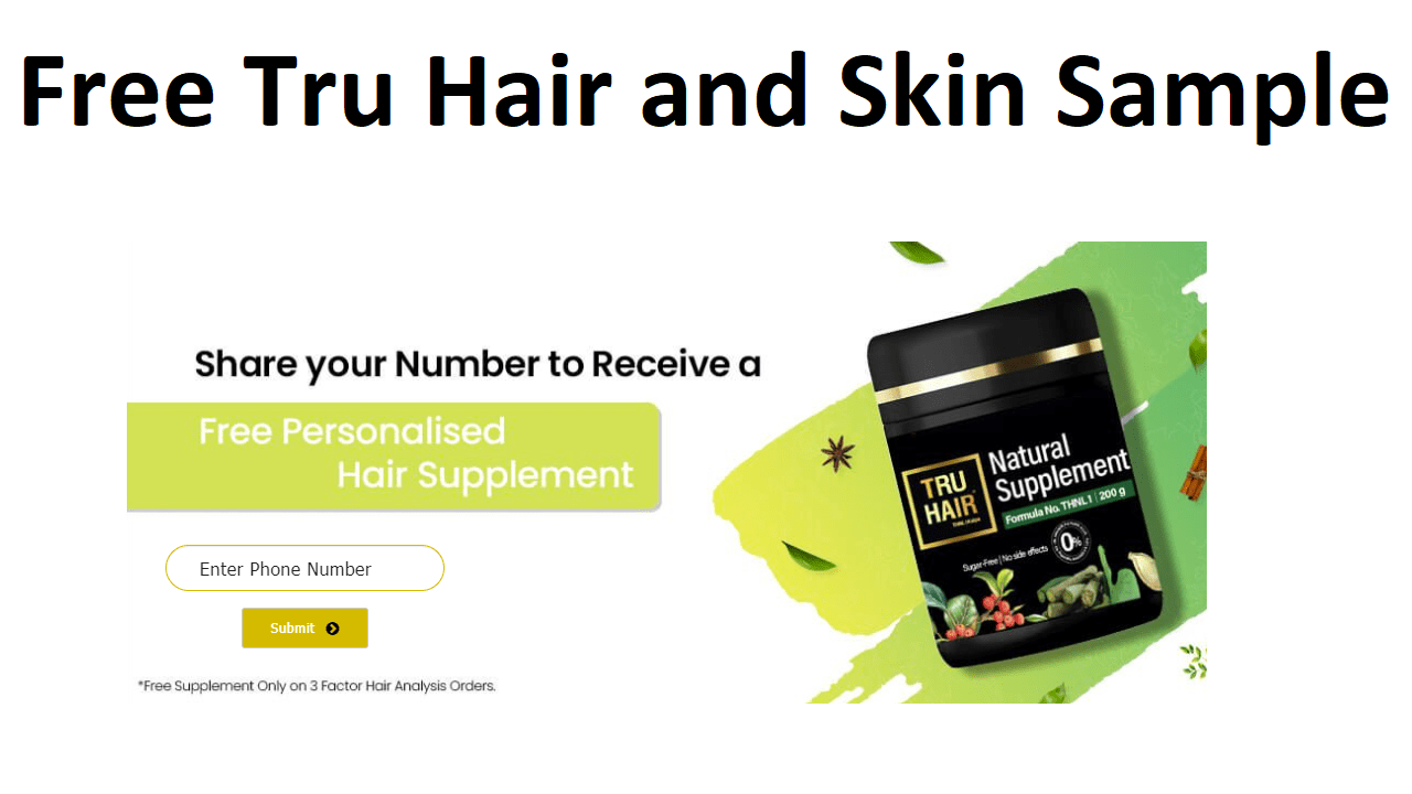 How to Get Free Tru Hair and Skin Sample Just Rs 0