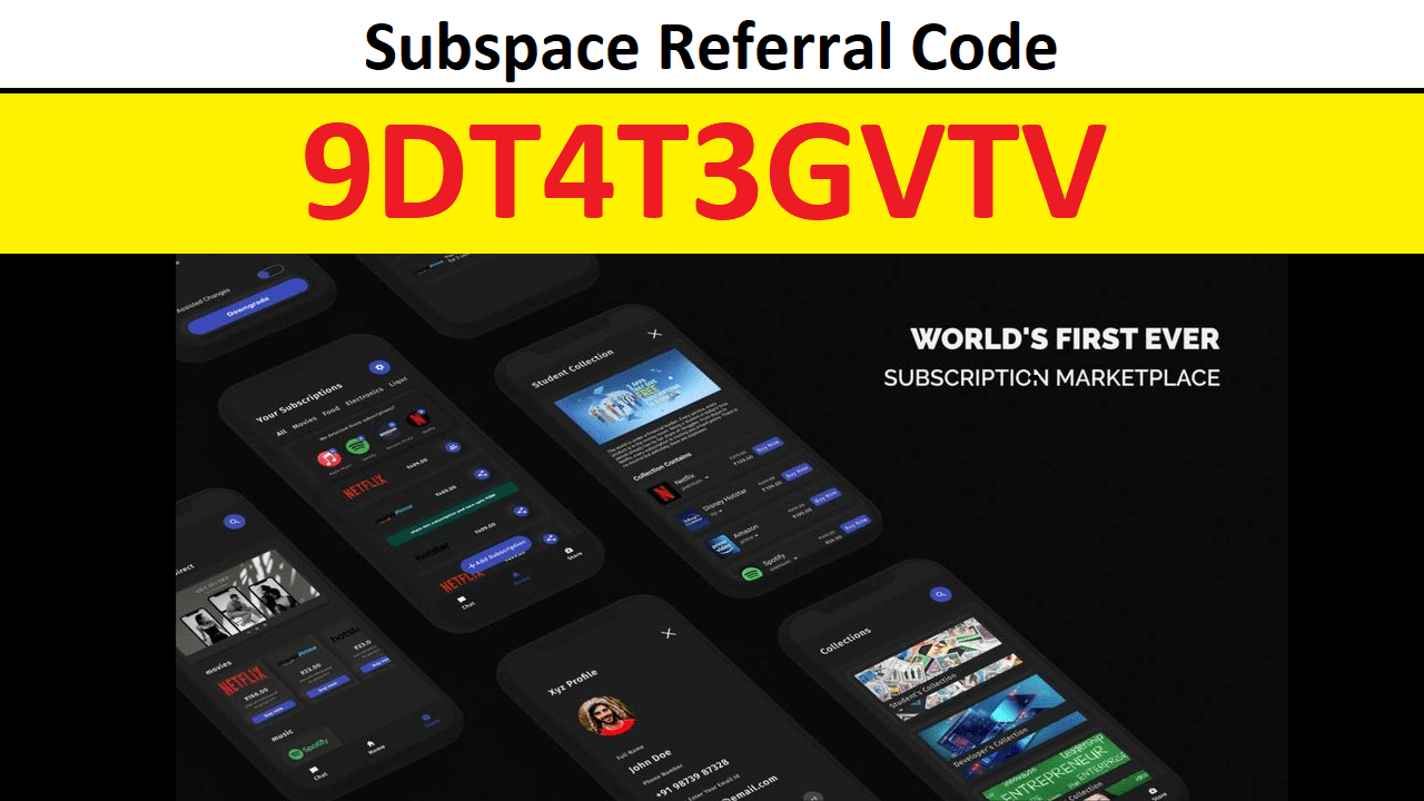 Download Subspace Referral Code 9DT4T3GVTV Get Free Discount