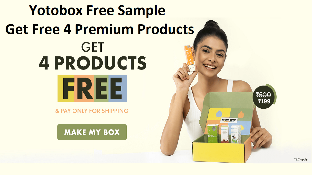 Yotobox Free Sample Get Free 4 Premium Products Worth ₹1000