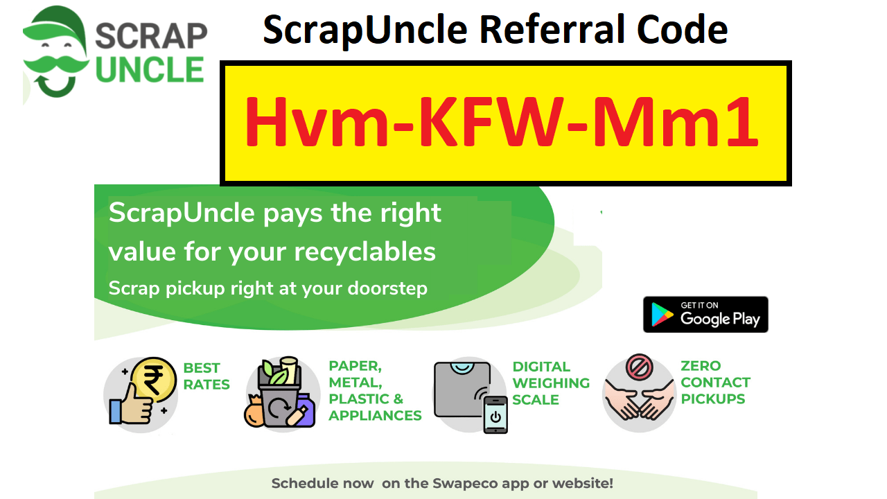 Download APK ScrapUncle Referral Code Get Free Cash Bonus