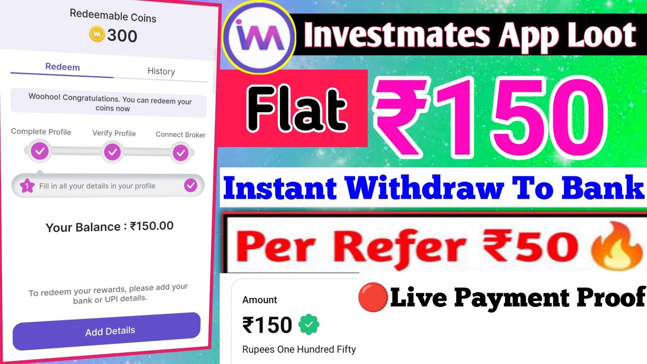 Download APK InvestMates Referral Code Get Free Up To ₹100