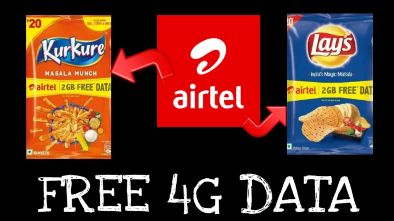 Kurkure & Lays Airtel Free Data Offer – Free Airtel Data
