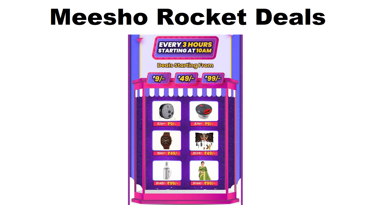 Meesho Rocket Deals Rs 9 Meesho Maha Indian Saving Sale
